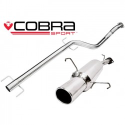 VC25 Cobra Sport Vauxhall Corsa C 1.2 & 1.4 Petrol (2000-06) Cat Back System (Non-Resonated), Cobra Sport, VC25